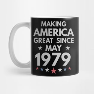 41th Birthday Gift Making America Great Since May 1979 Mug
